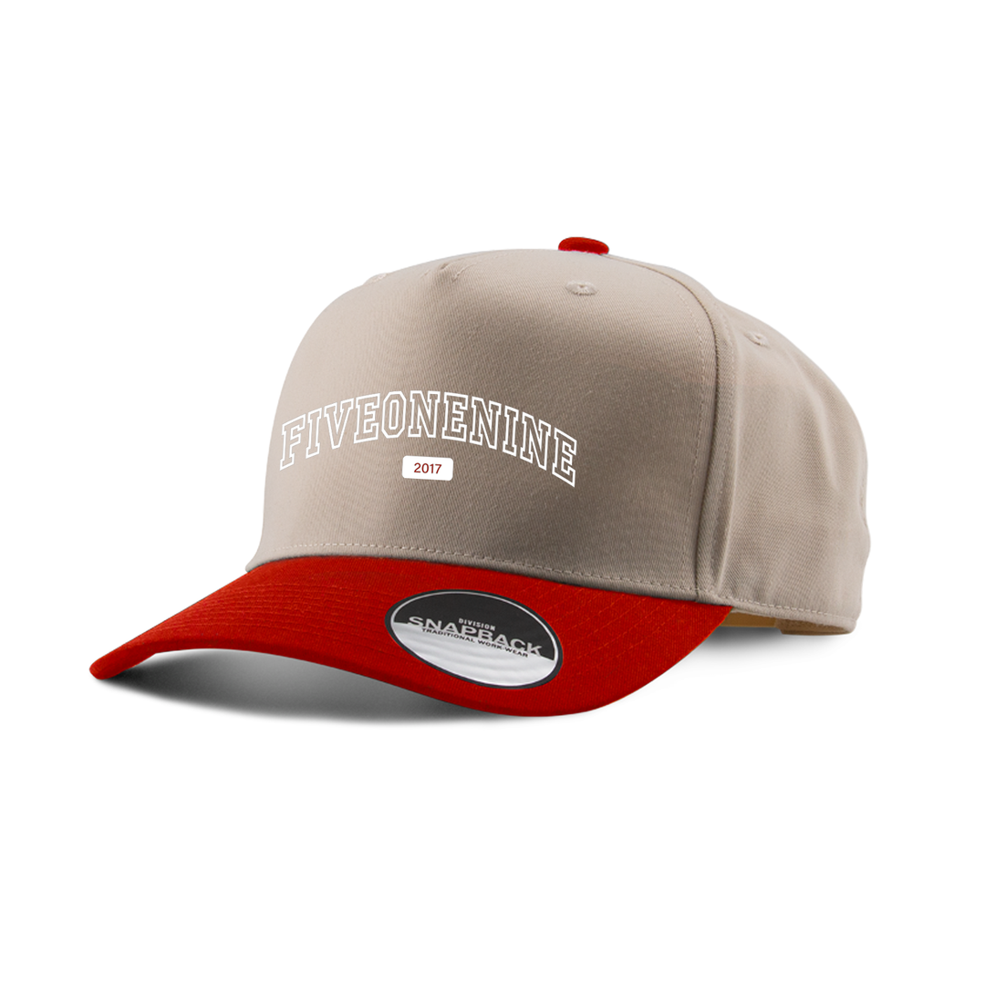 FIVEONENINE VARSITY EMBROIDERED TWO-TONE PANEL CAP