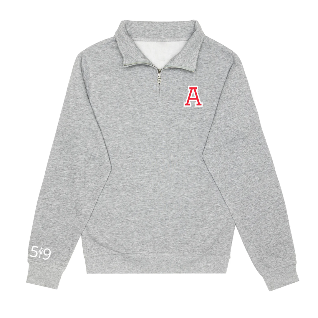 STA EMBROIDERED 1/4 ZIP (UNISEX)