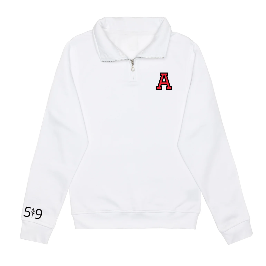 STA EMBROIDERED 1/4 ZIP (UNISEX)