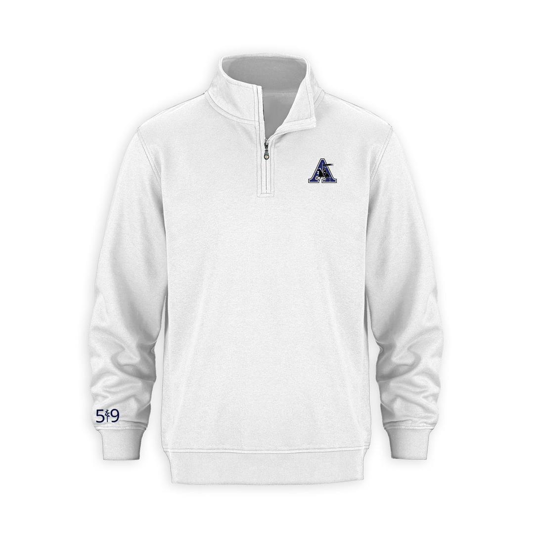 ASSUMPTION EMBROIDERED 1/4 ZIP (UNISEX)