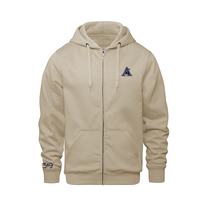 ASSUMPTION EMBROIDERED ZIP-UP HOODIE (UNISEX)