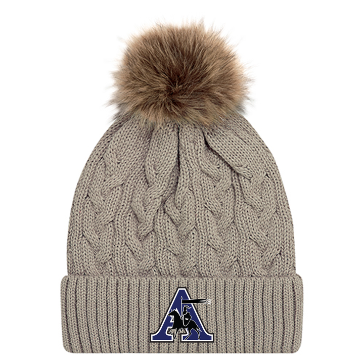 ASSUMPTION EMBROIDERED FAUX FUR TOQUE