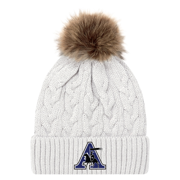 ASSUMPTION EMBROIDERED FAUX FUR TOQUE