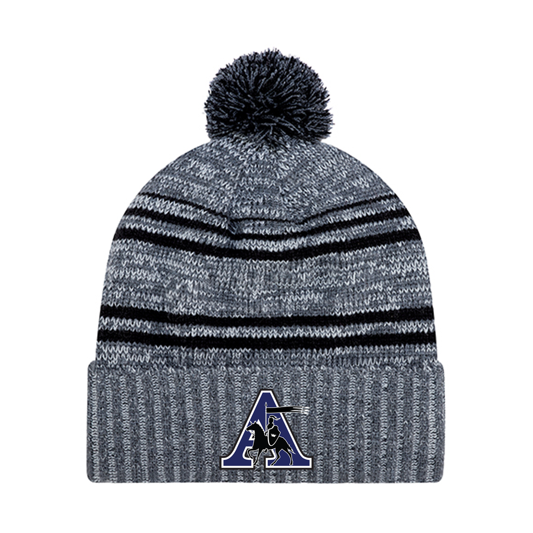 ASSUMPTION EMBROIDERED POM-POM TOQUE