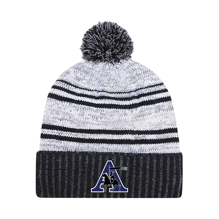 ASSUMPTION EMBROIDERED POM-POM TOQUE