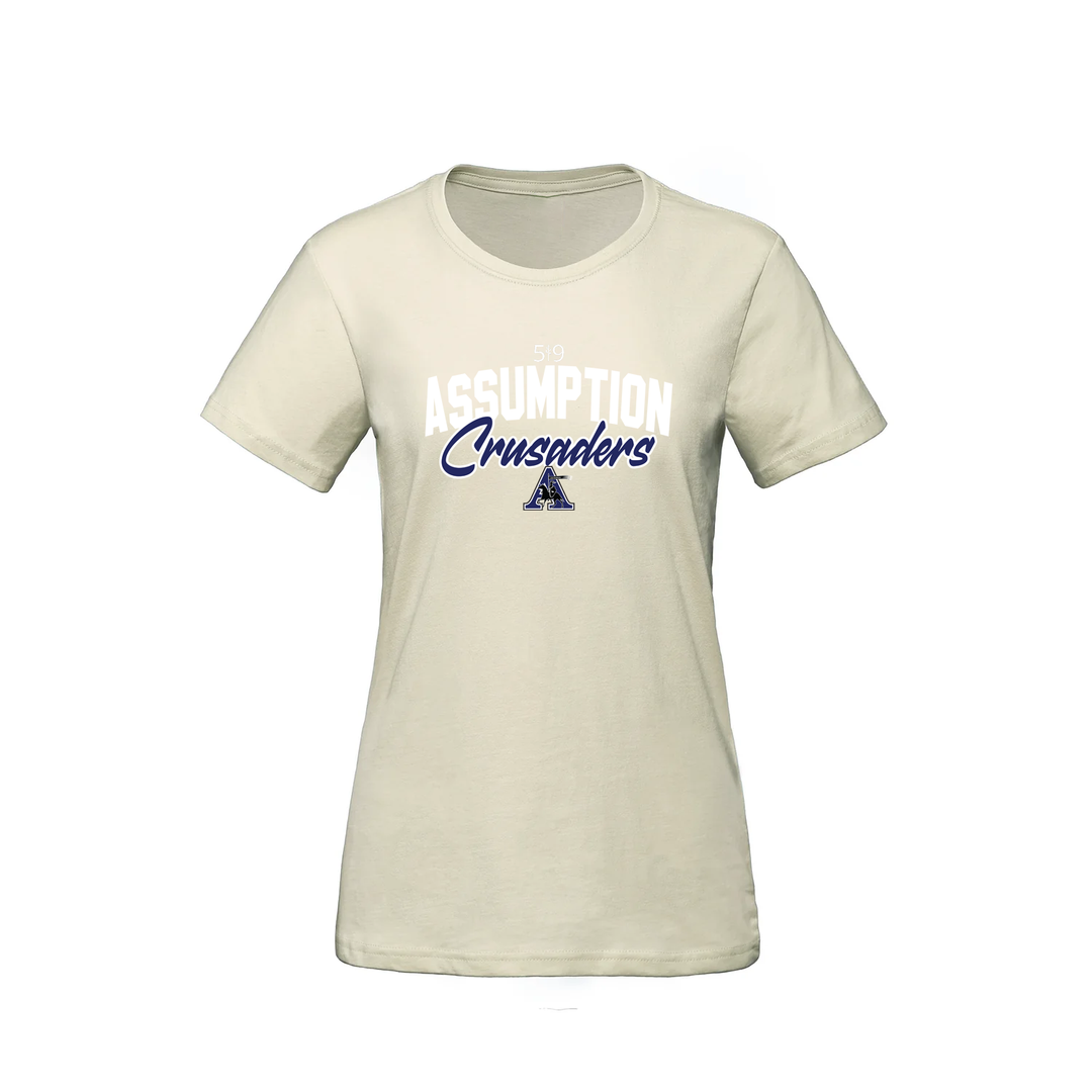 ASSUMPTION SIGNATURE TEE (WOMENS)