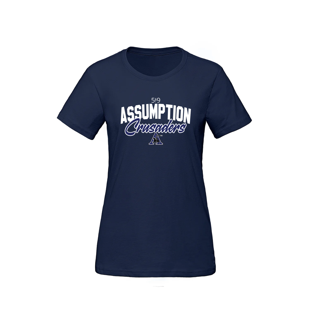 ASSUMPTION SIGNATURE TEE (WOMENS)