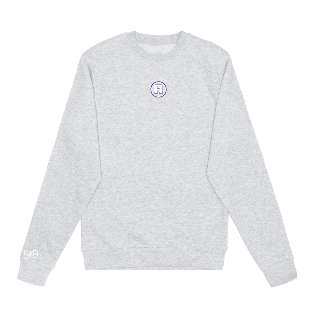 ASHLEY OAKS EMBROIDERED CREW (UNISEX)