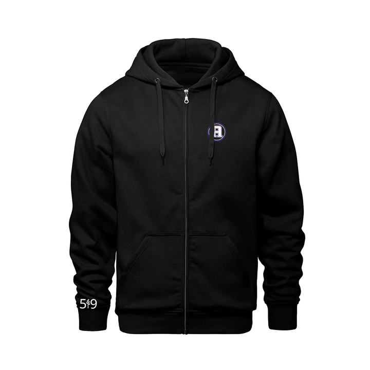 ASHLEY OAKS EMBROIDERED ZIP-UP (UNISEX)