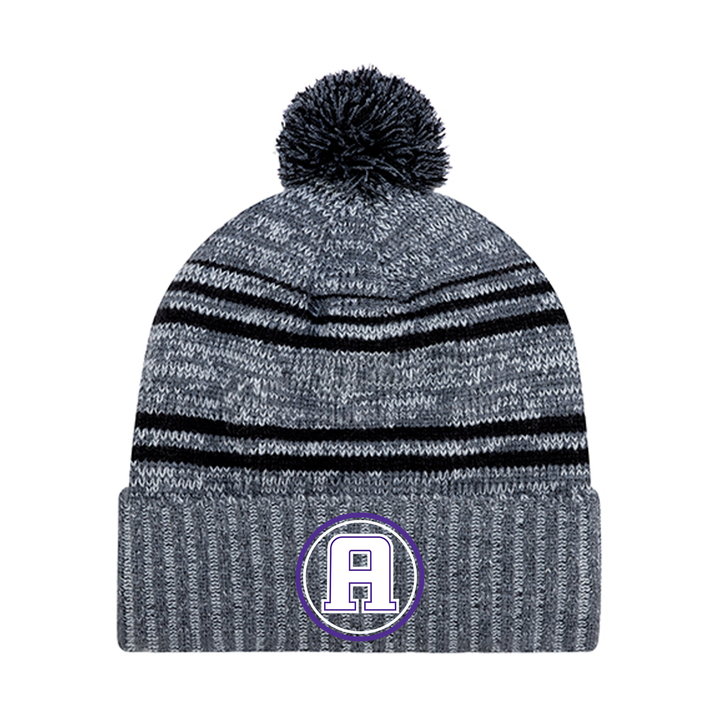 ASHLEY OAKS EMBROIDERED POM-POM TOQUE