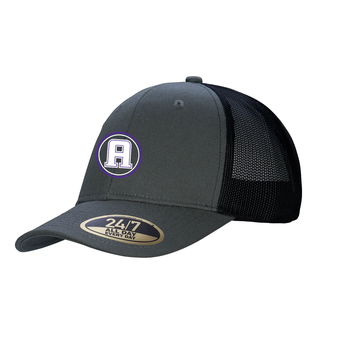 ASHLEY OAKS EMBROIDERED TRUCKER CAP