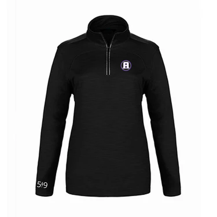 ASHLEY OAKS EMBROIDERED PREMIUM ATHLETIC 1/4 ZIP (WOMENS)