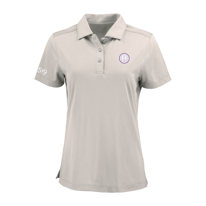 ASHLEY OAKS EMBROIDERED ATHLETIC POLO (WOMENS)