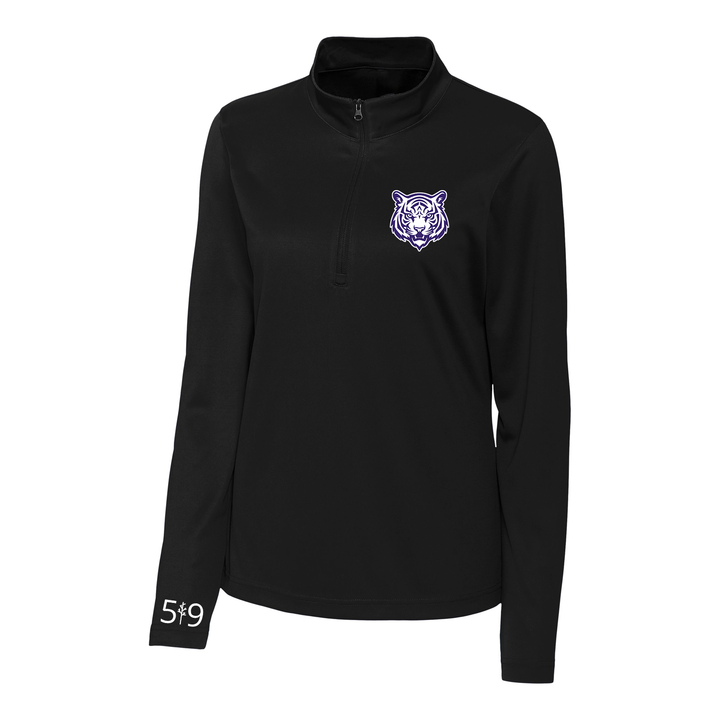 WEST ELGIN EMBROIDERED ATHLETIC 1/4 ZIP (WOMENS)