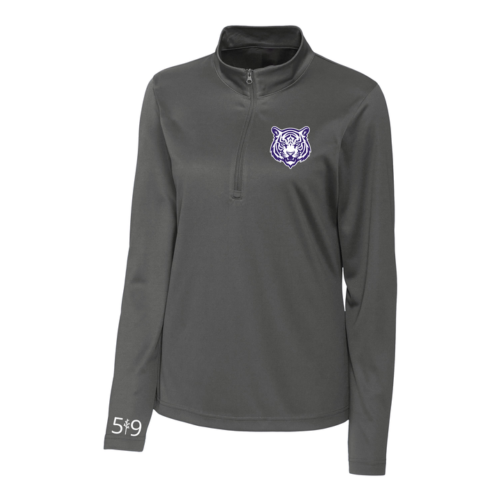 WEST ELGIN EMBROIDERED ATHLETIC 1/4 ZIP (WOMENS)
