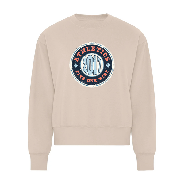 ATHLETICS '17 STADIUM STUDIO PULLOVER CREW (WOMENS)
