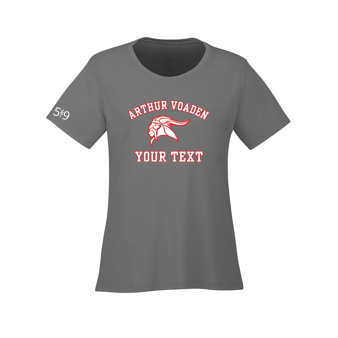 ARTHUR VOADEN CUSTOMIZABLE ATHLETIC TEE (WOMENS)