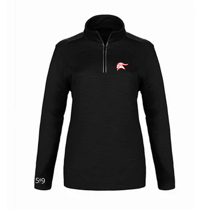 ARTHUR VOADEN EMBROIDERED PREMIUM ATHLETIC 1/4 ZIP (WOMENS)