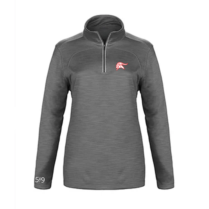 ARTHUR VOADEN EMBROIDERED PREMIUM ATHLETIC 1/4 ZIP (WOMENS)