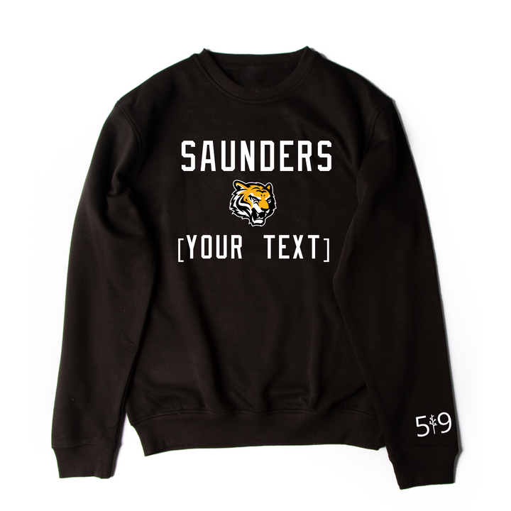 SAUNDERS EMBROIDERED TEAM CREW (UNISEX)