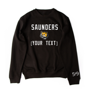 SAUNDERS EMBROIDERED TEAM CREWNECK (UNISEX)