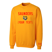 SAUNDERS EMBROIDERED TEAM CREWNECK (UNISEX)