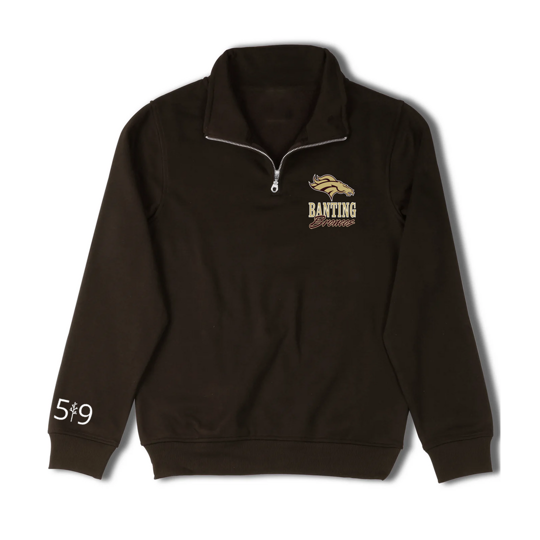 BRONCOS 1/4 ZIP (UNISEX)
