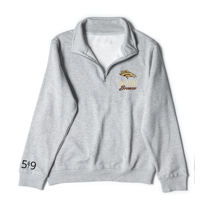 BRONCOS 1/4 ZIP (UNISEX)