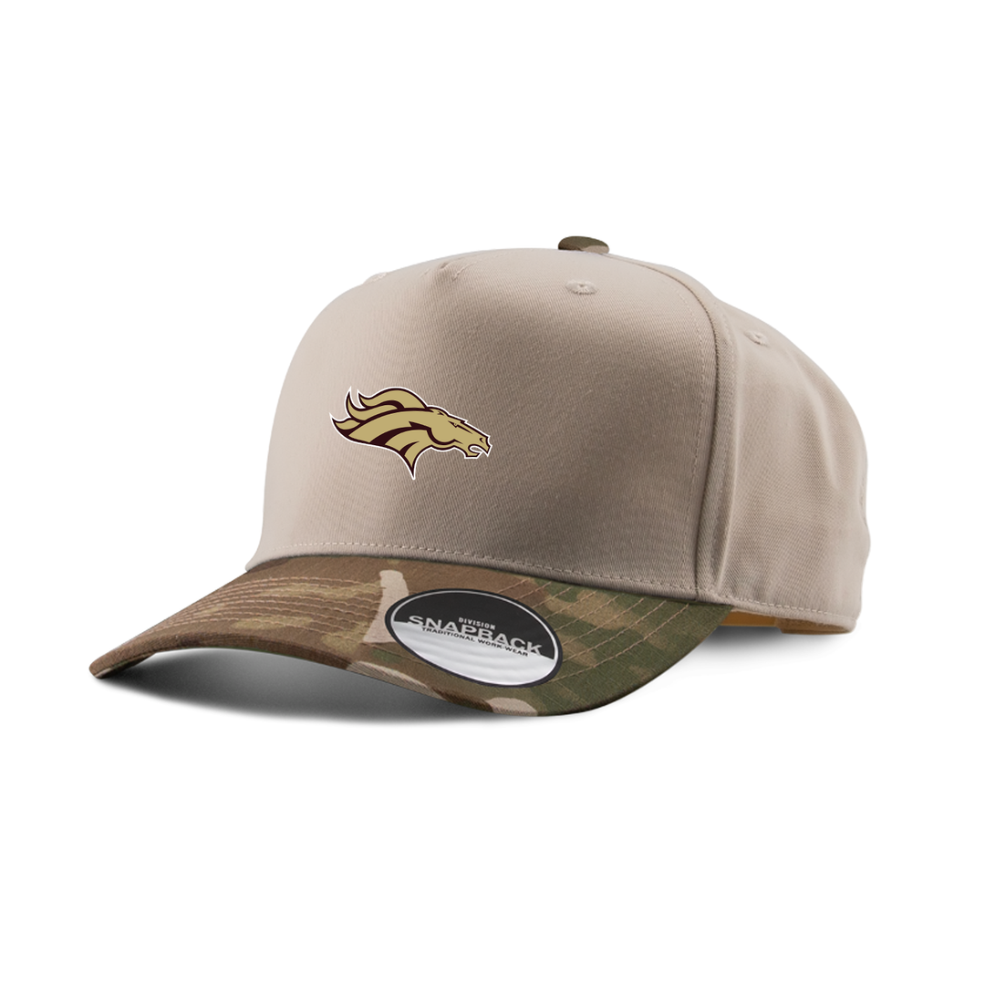 BANTING EMBROIDERED TWO-TONE PANEL CAP