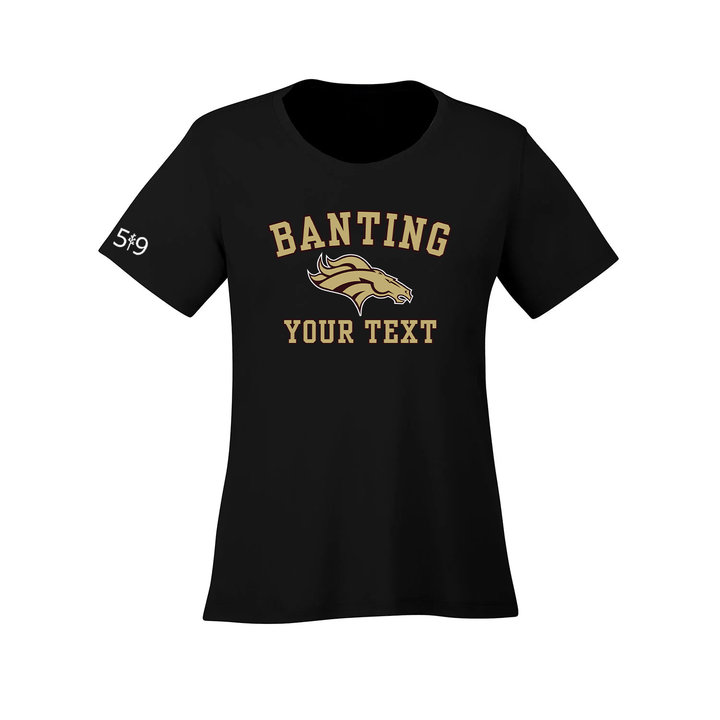 BANTING CUSTOMIZABLE ATHLETIC TEE (WOMENS)