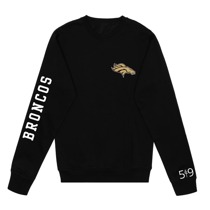 BRONCOS SLEEVE LOGO CREW (UNISEX)