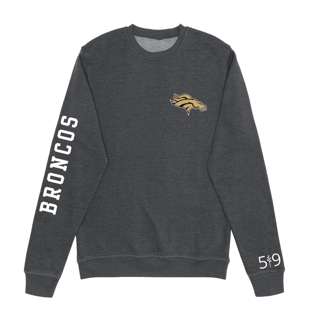 BRONCOS SLEEVE LOGO CREW (UNISEX)