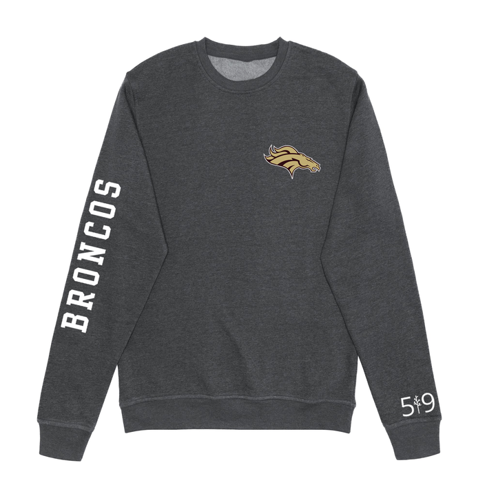BRONCOS SLEEVE LOGO CREW (UNISEX)