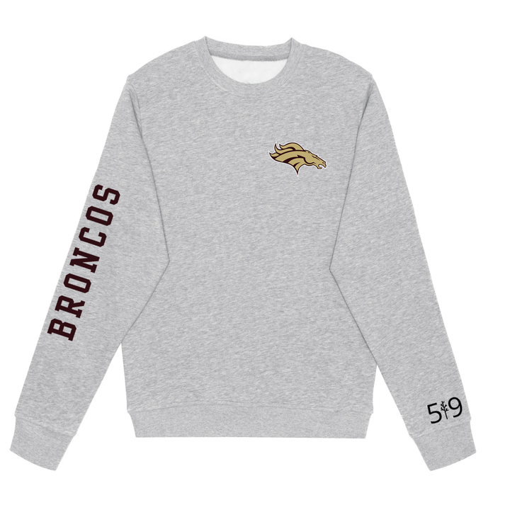 BRONCOS SLEEVE LOGO CREW (UNISEX)