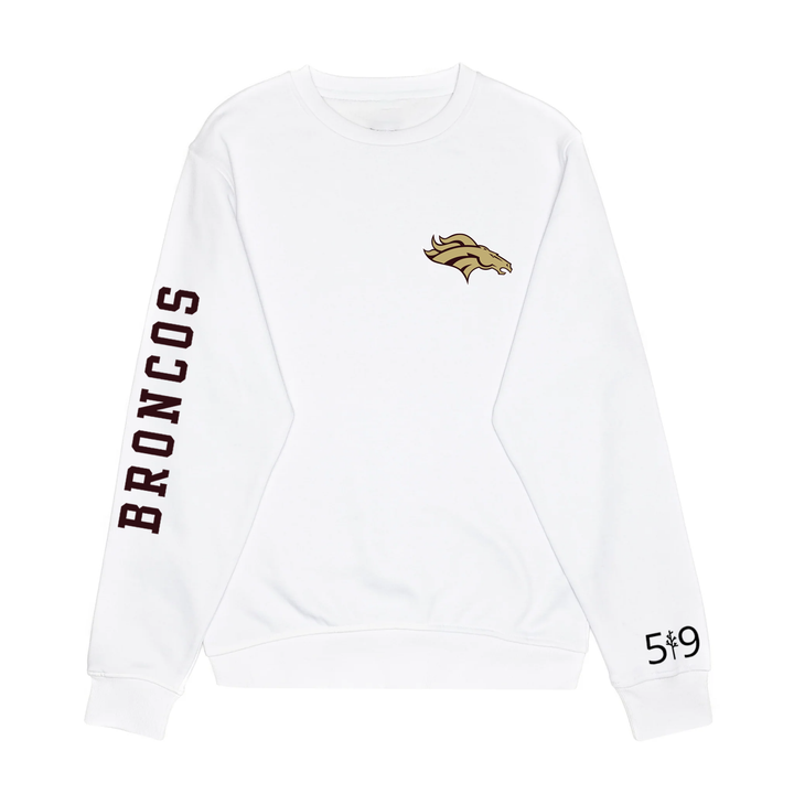 BRONCOS SLEEVE LOGO CREW (UNISEX)