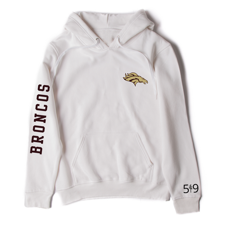 BRONCOS SLEEVE LOGO HOODIE (UNISEX)