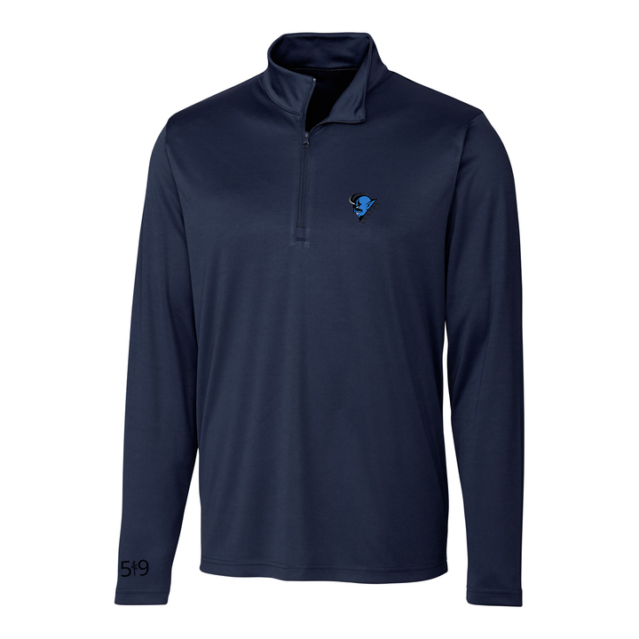 BLUE DEVILS EMBROIDERED ATHLETIC 1/4 ZIP (MENS)