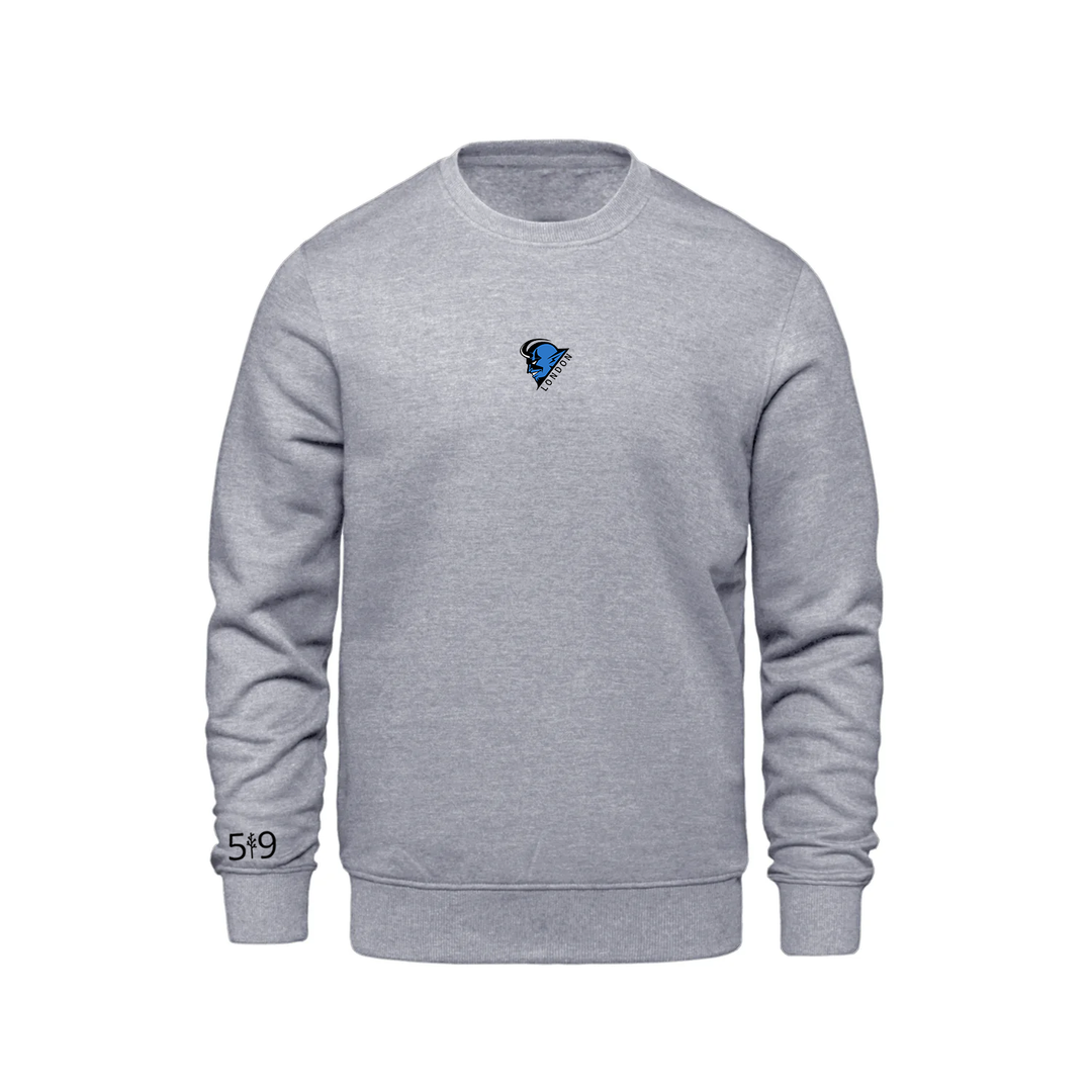 BLUE DEVILS EMBROIDERED CREW (UNISEX)
