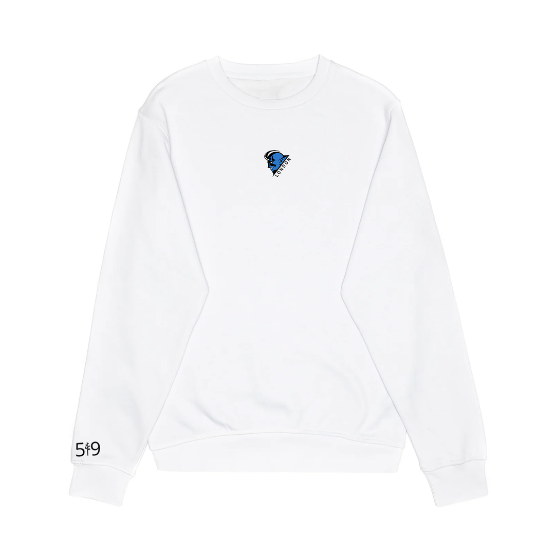 BLUE DEVILS EMBROIDERED CREW (UNISEX)