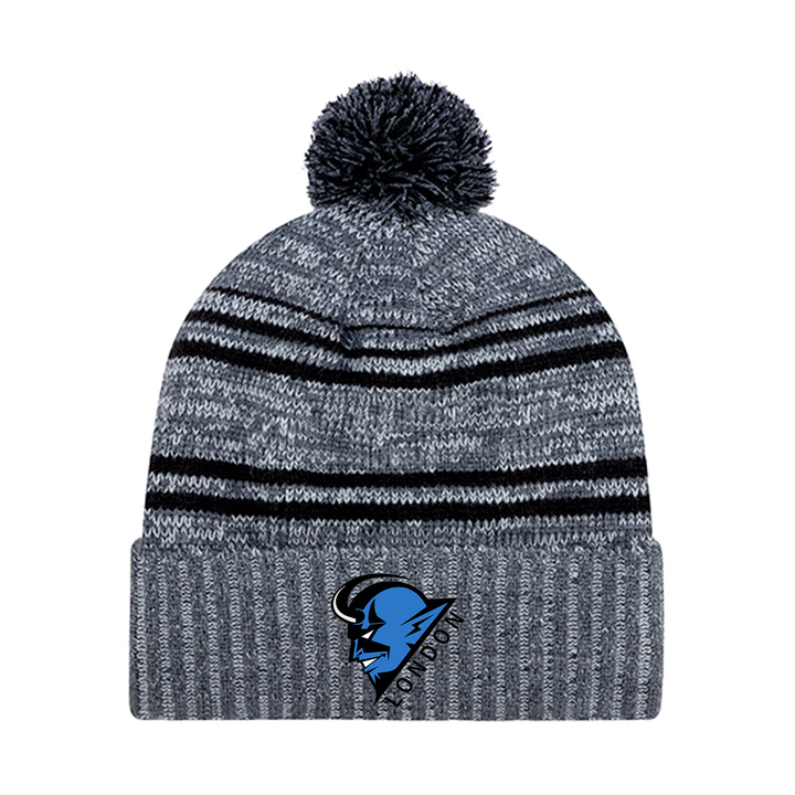 BLUE DEVILS EMBROIDERED POM-POM TOQUE