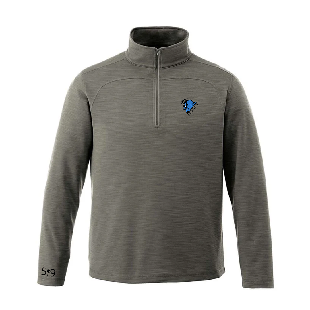 BLUE DEVILS EMBROIDERED PREMIUM ATHLETIC 1/4 ZIP (MENS)