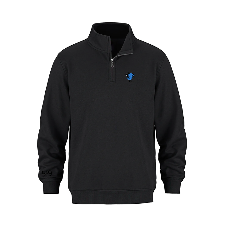 BLUE DEVILS EMBROIDERED 1/4 ZIP (UNISEX)