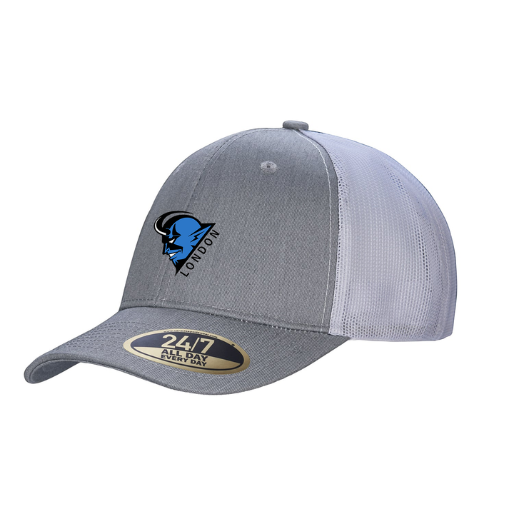BLUE DEVILS EMBROIDERED TRUCKER CAP