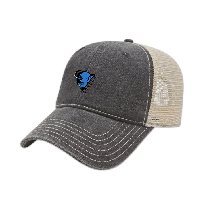 BLUE DEVILS EMBROIDERED VINTAGE TRUCKER CAP