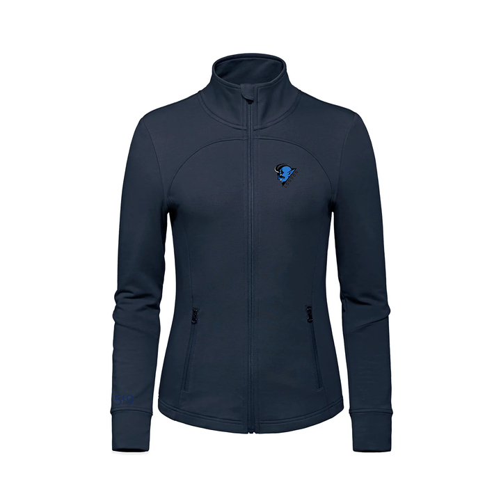 BLUE DEVILS EMBROIDERED FRENCH TERRY ZIP-UP (WOMENS)