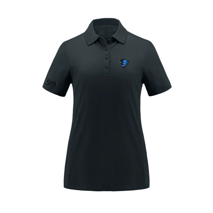 BLUE DEVILS EMBROIDERED PIQUE POLO (WOMENS)