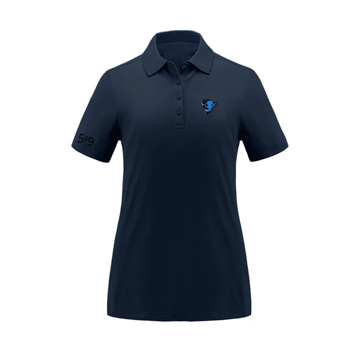 BLUE DEVILS EMBROIDERED PIQUE POLO (WOMENS)