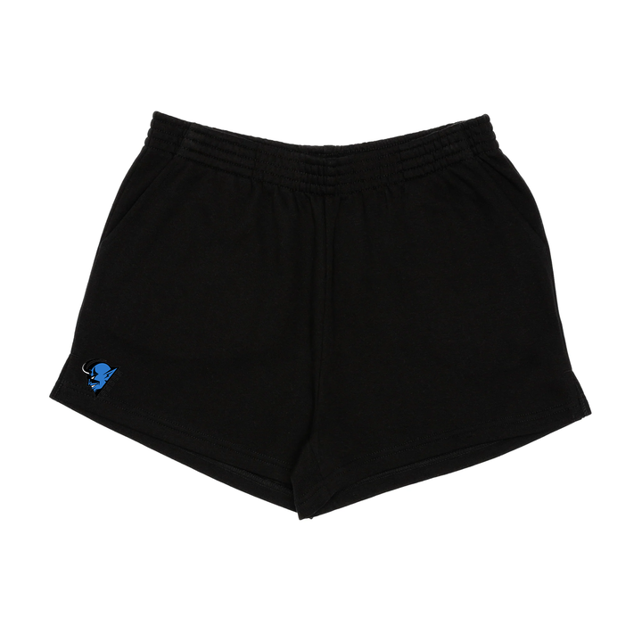 BLUE DEVILS EMBROIDERED SWEAT SHORTS (WOMENS)