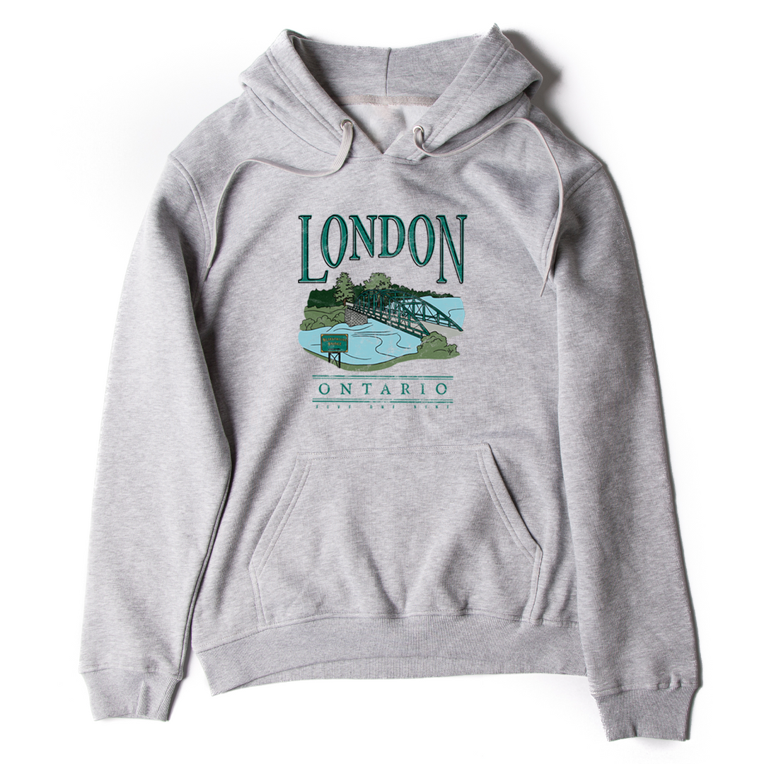 LONDON VINTAGE BLACKFRIARS HOODIE (UNISEX)