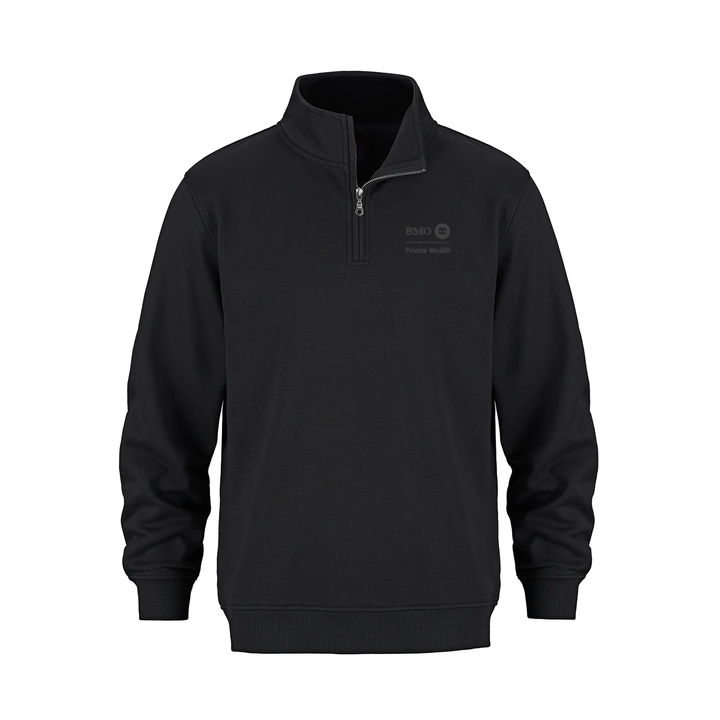 BMO PRIVATE WEALTH MONOCHROMATIC EMBROIDERED 1/4 ZIP (UNISEX)